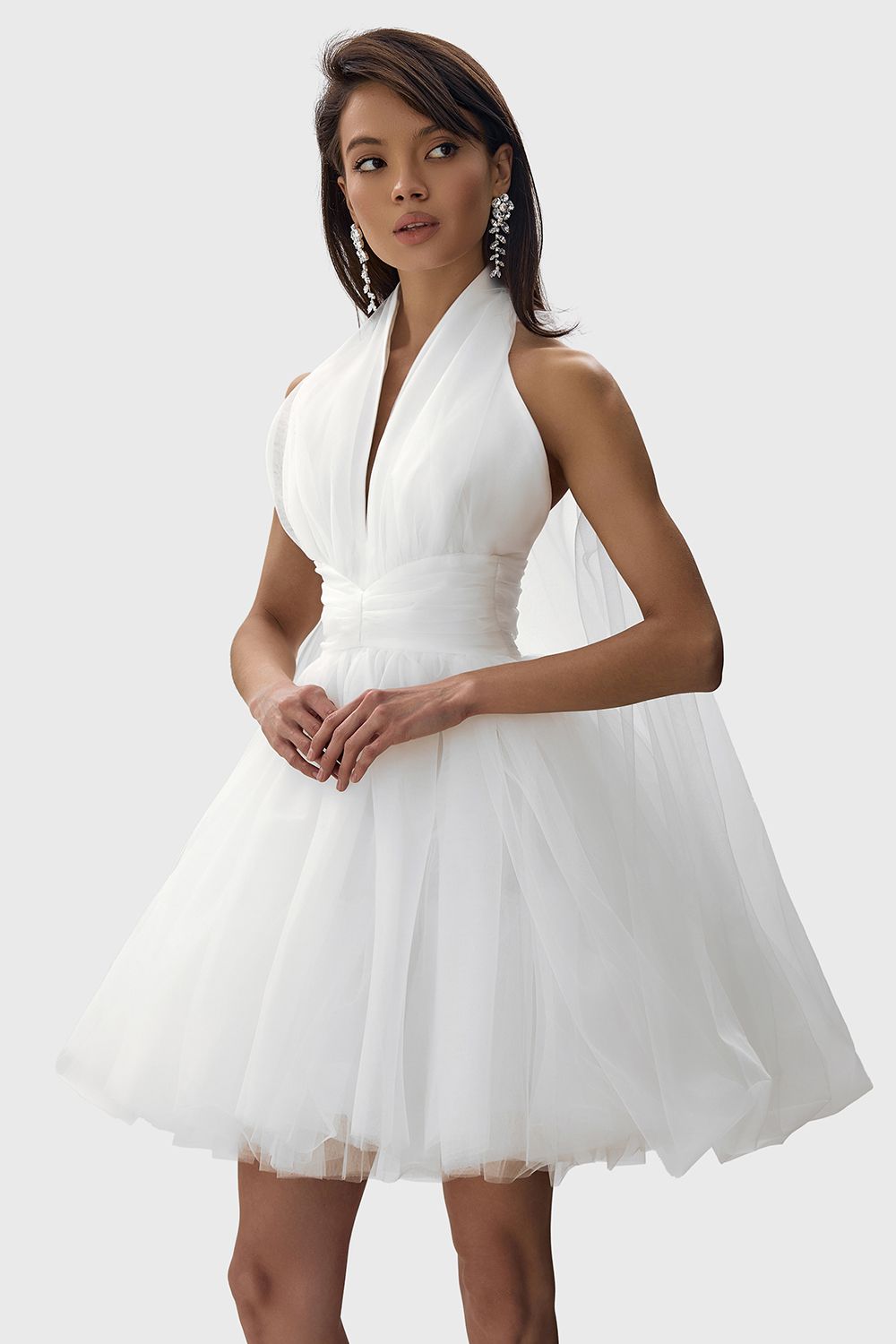 Cape Mini Dress
