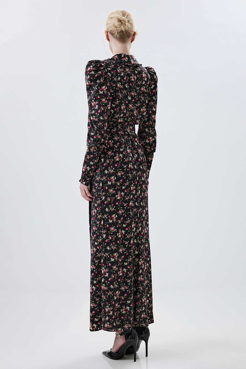 Floral Wrap Maxi Dress