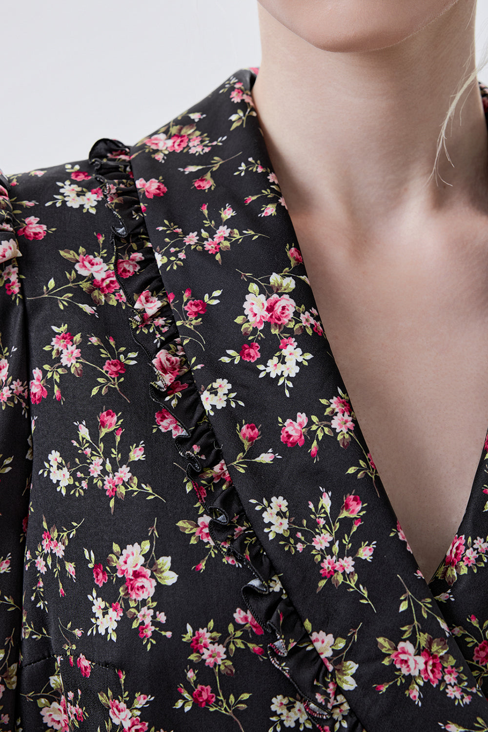 Floral Wrap Maxi Dress
