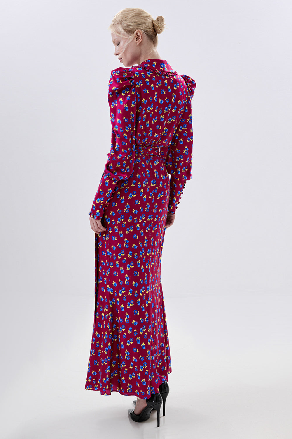 Floral Wrap Maxi Dress