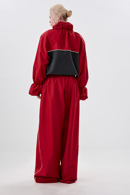 Relaxed-Fit Pants with Elastic Waist