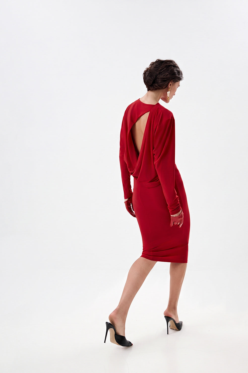 Dress with a statement back cutout