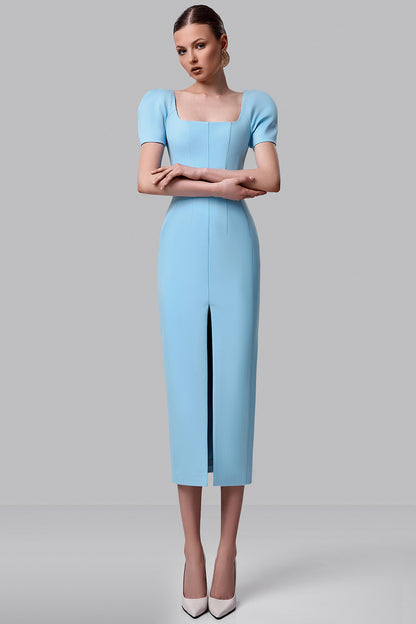 Structured Shoulder Dress