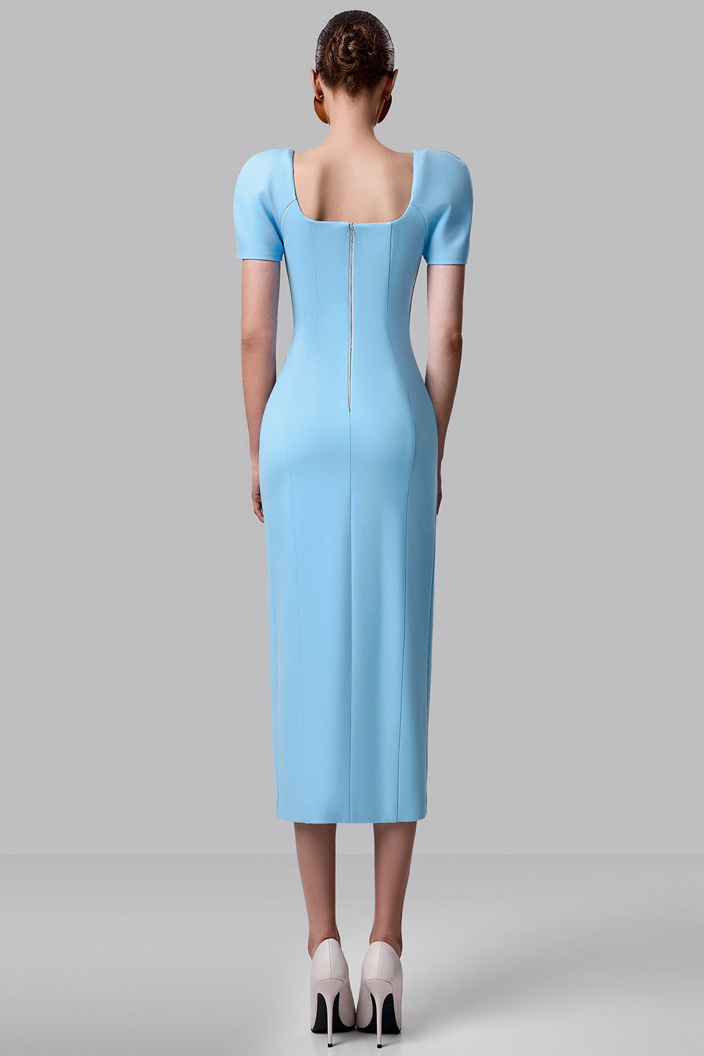 Structured Shoulder Dress