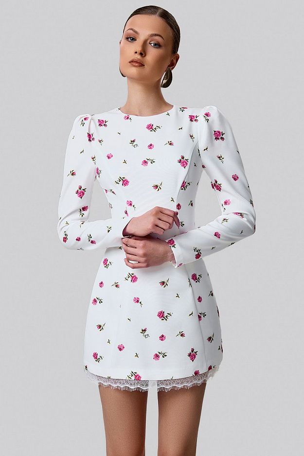 Mini Dress with Heart Back Cut-Out