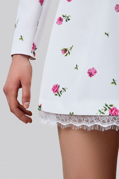 Mini Dress with Heart Back Cut-Out