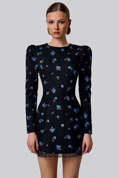 Mini Dress with Heart Back Cut-Out