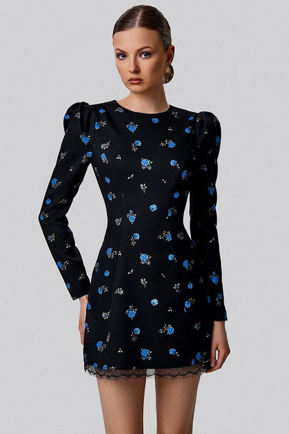 Mini Dress with Heart Back Cut-Out
