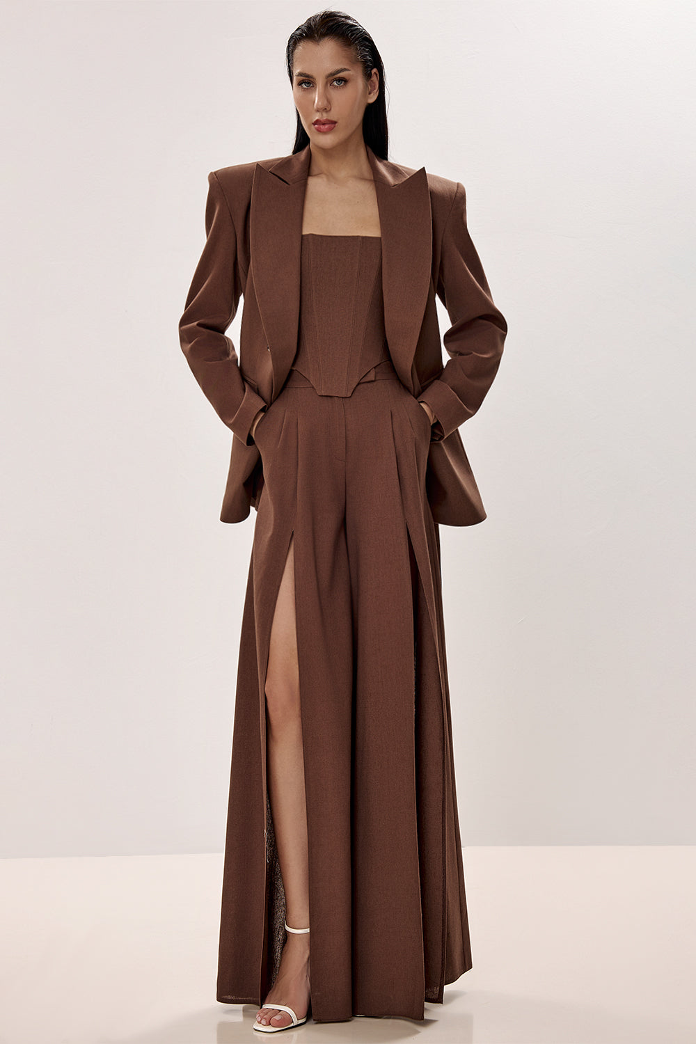 Linen Corset with Sculpted Silhouette
