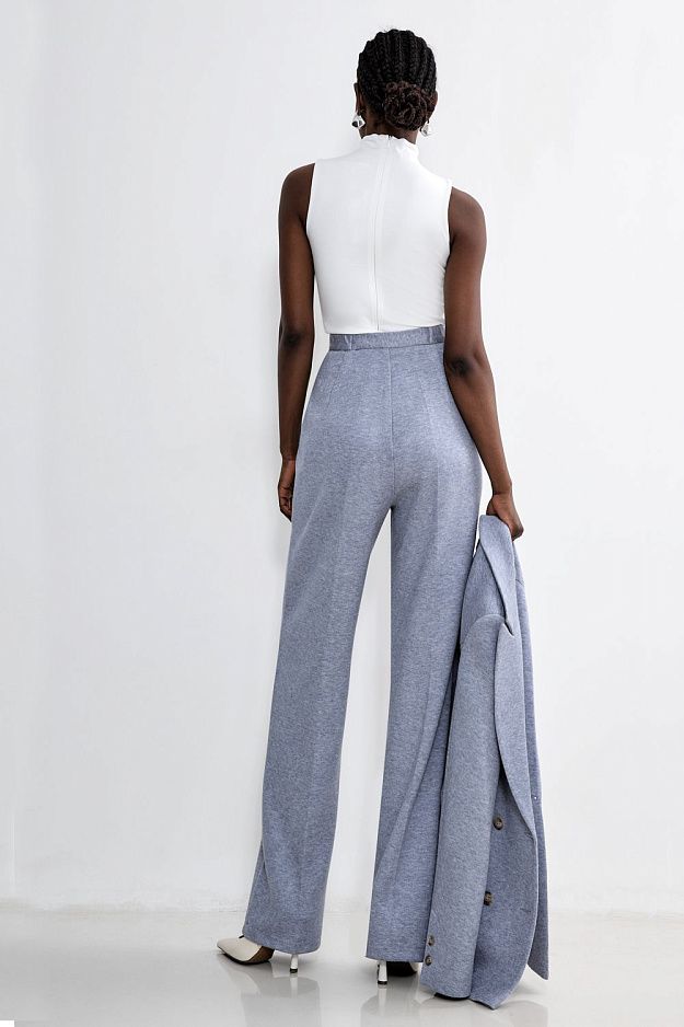 High-Rise Knit Pants
