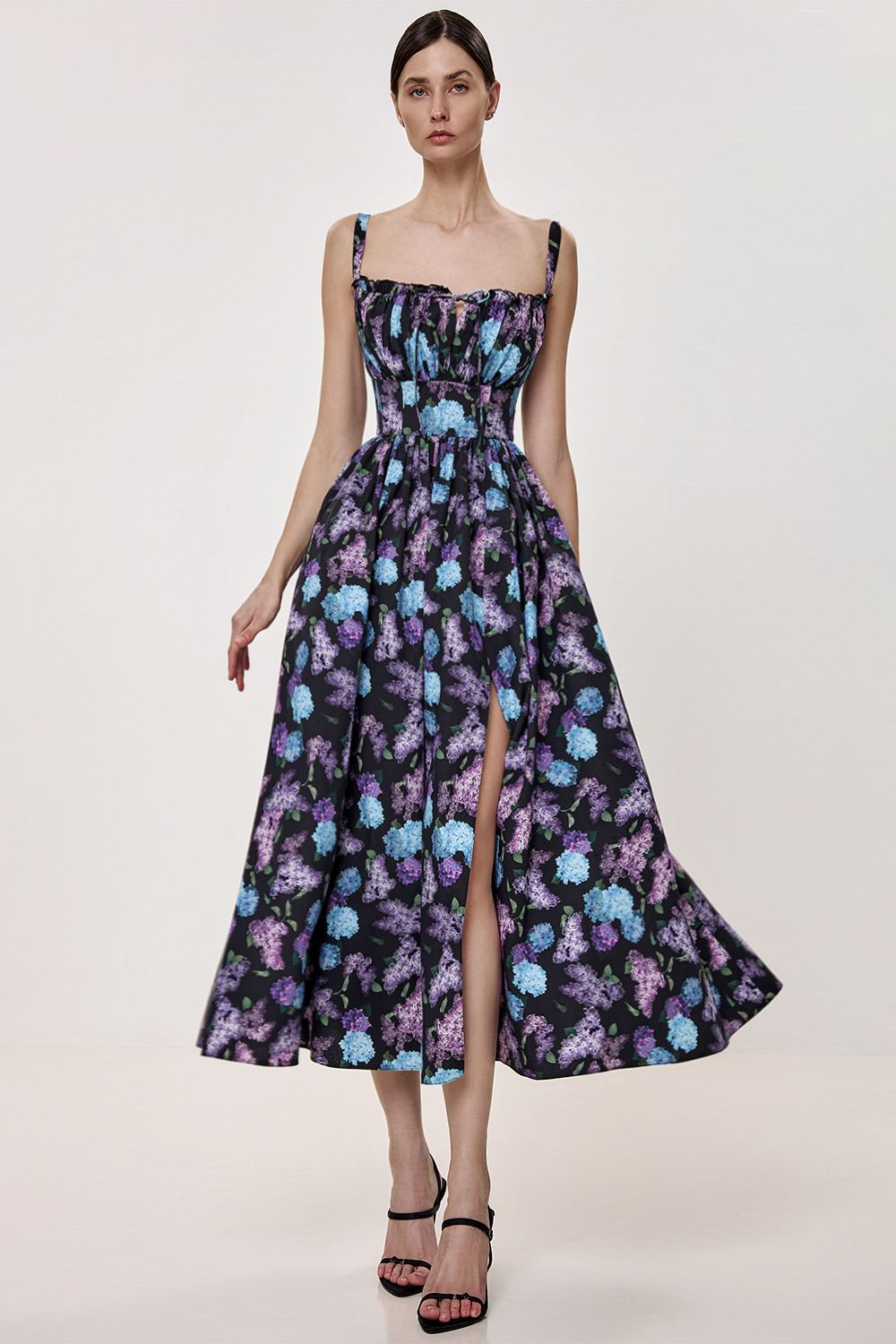 Floral Print Midi Dress