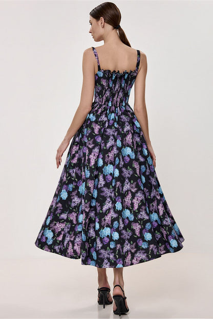 Floral Print Midi Dress