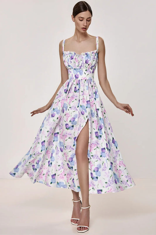 Floral Print Midi Dress