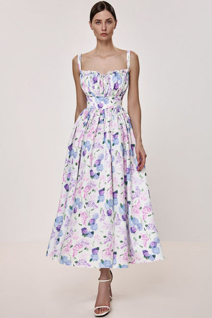 Floral Print Midi Dress