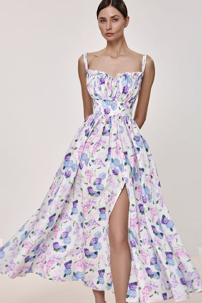 Floral Print Midi Dress