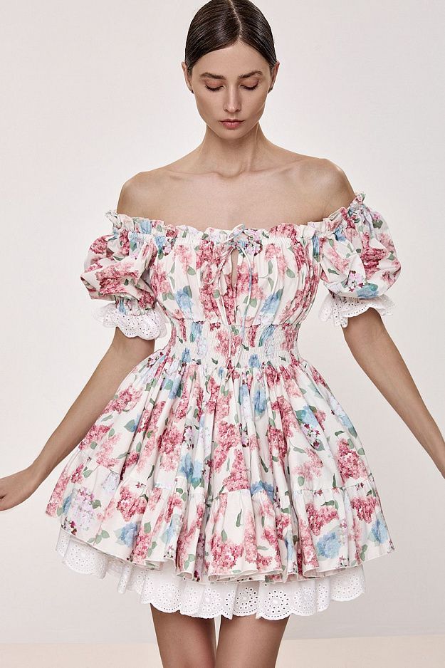 Floral Print Mini Dress