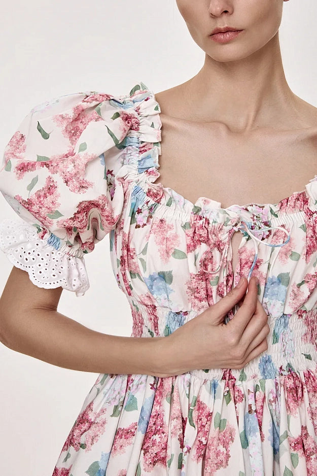Floral Print Mini Dress