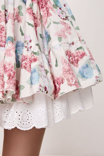 Floral Print Mini Dress