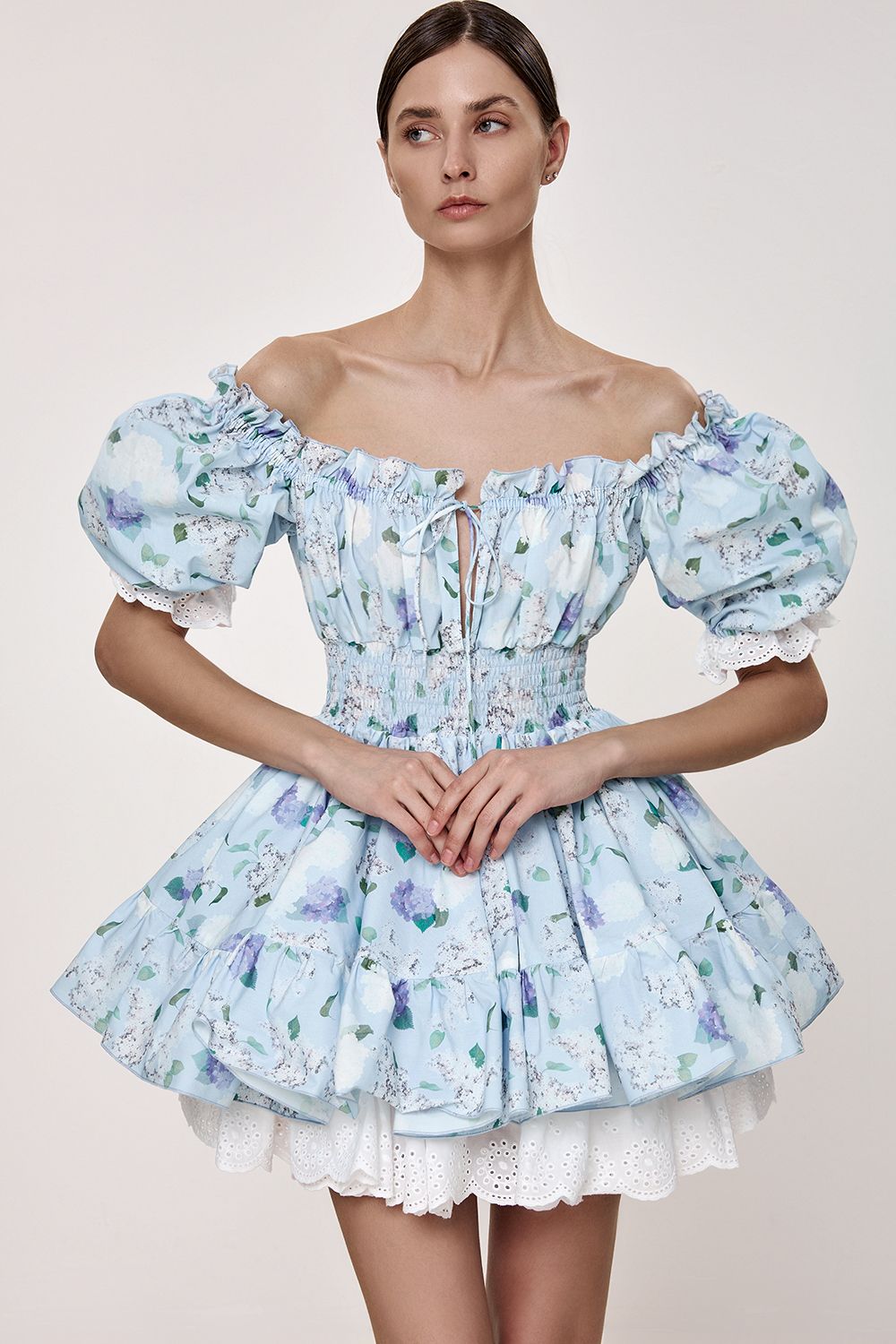Floral Print Mini Dress