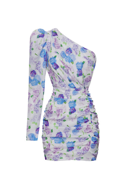 Mini Dress with Asymmetrical Top