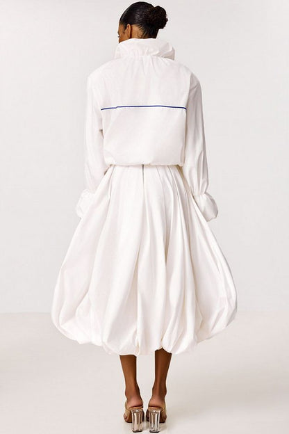 Balloon Midi Skirt