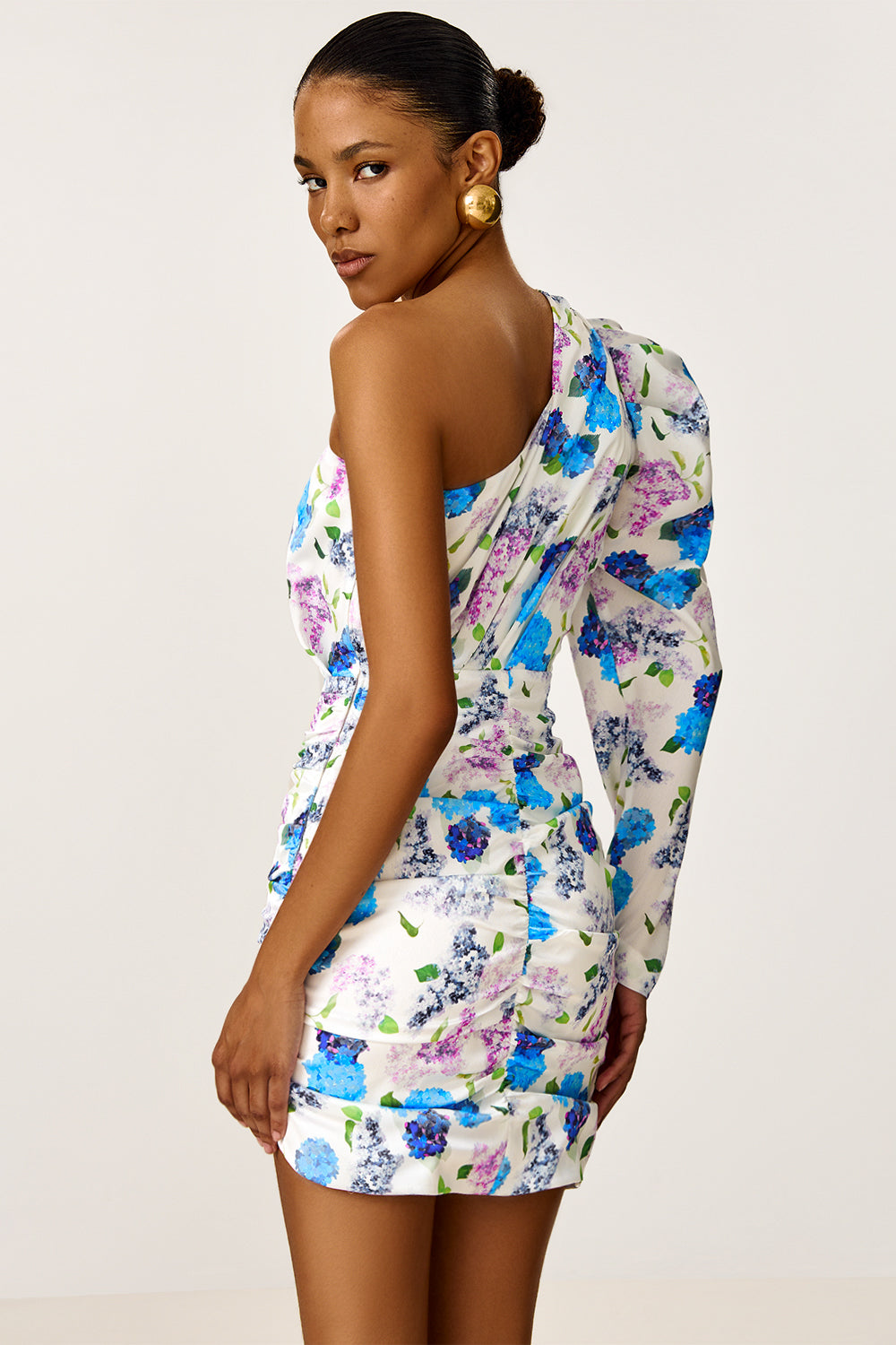 Mini Dress with Asymmetrical Top