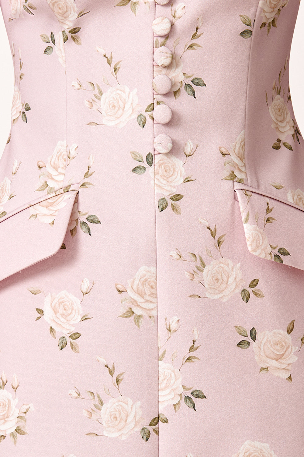 Mini Dress with Decorative Buttons