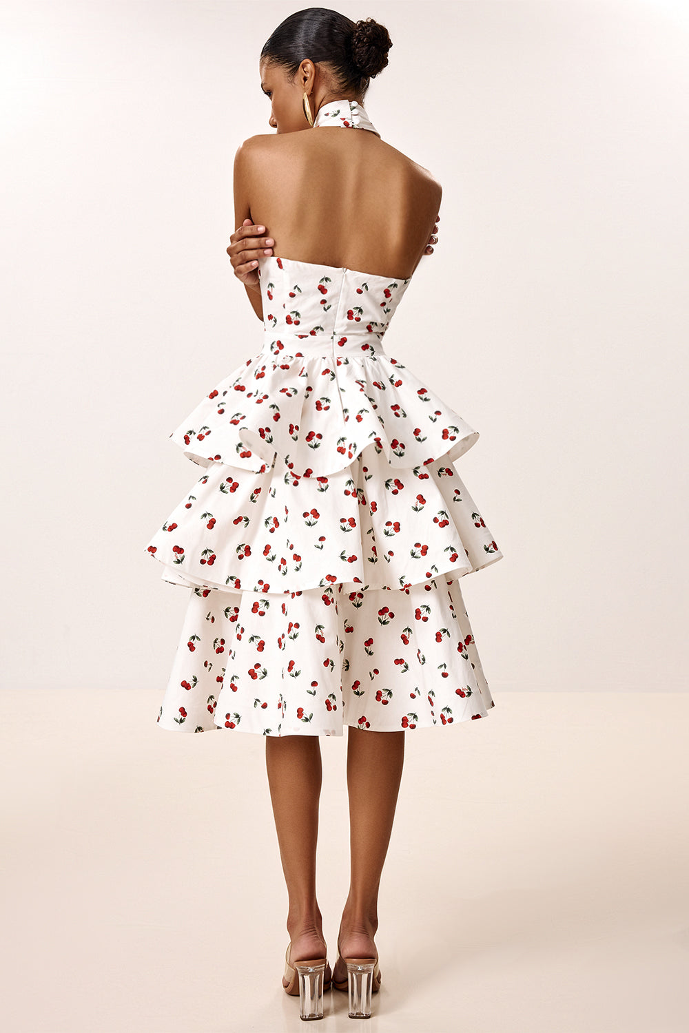 Dress with Tiered Skirt