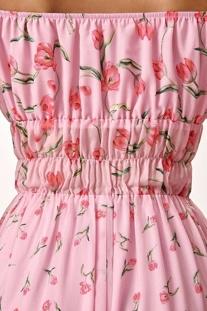 Off-Shoulder Ruffle Dress