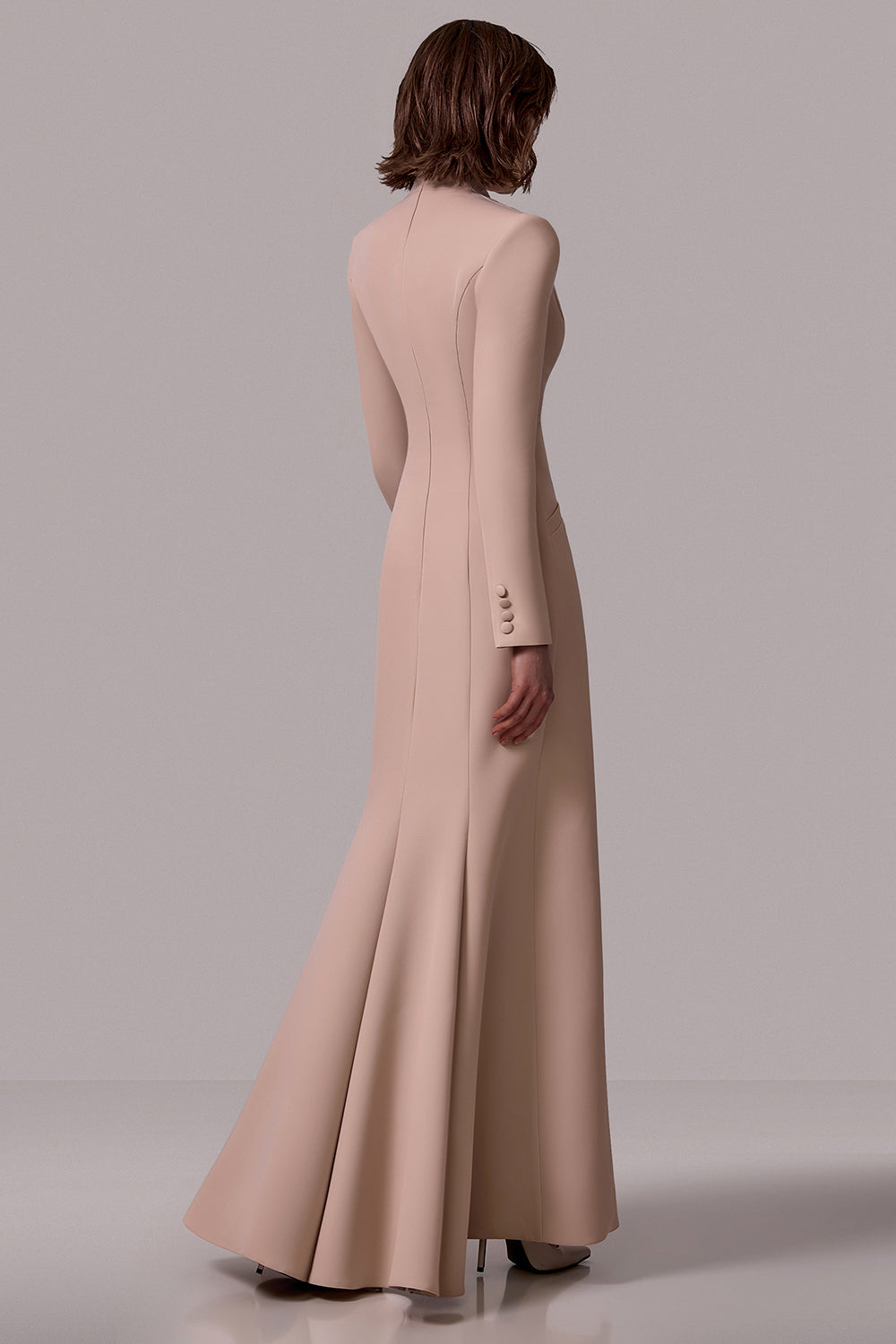 Long-Sleeve Maxi Dress