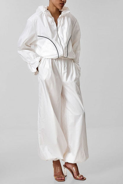 Cotton Voluminous Pants