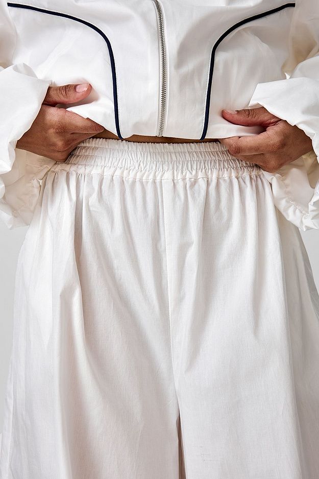 Cotton Voluminous Pants