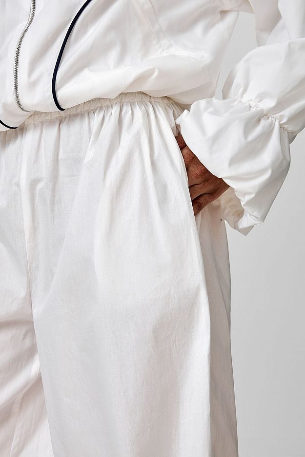 Cotton Voluminous Pants