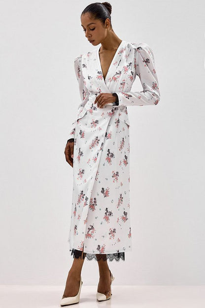 Dress with a Signature Print
