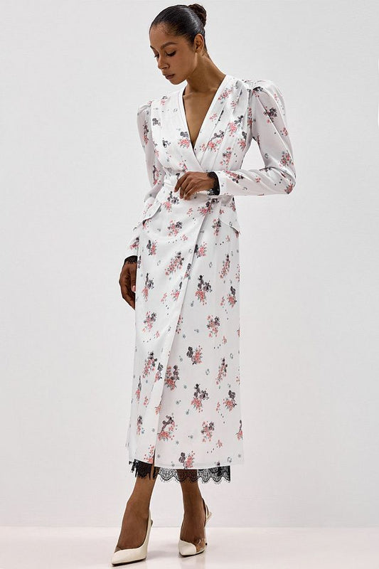 Dress with a Signature Print