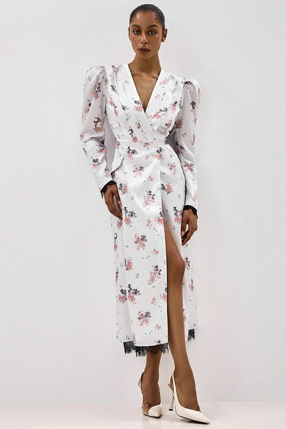 Dress with a Signature Print
