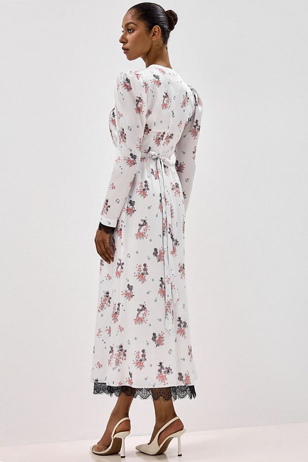 Dress with a Signature Print