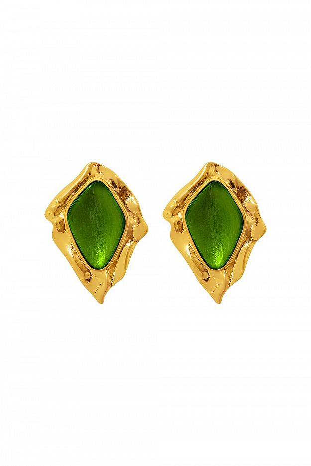 Earrings with Enamel