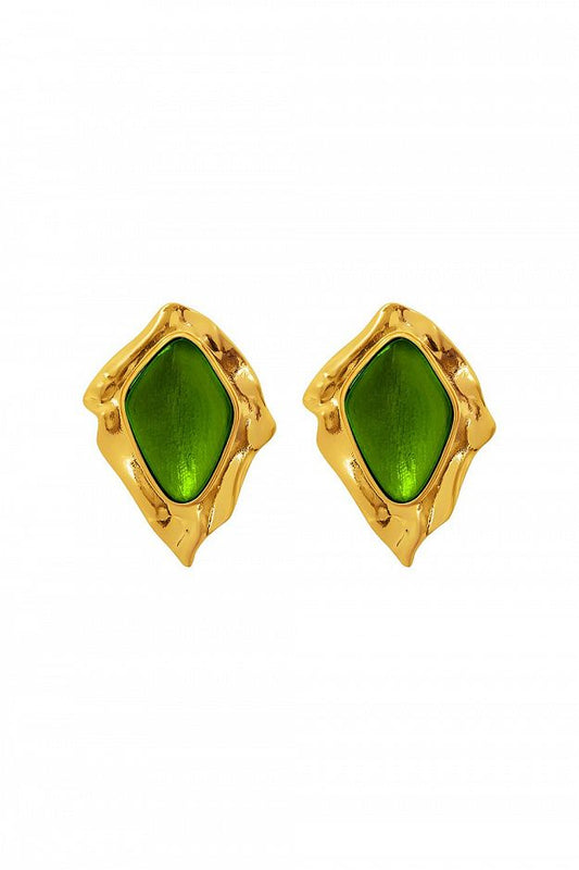 Earrings with Enamel