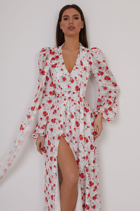 Floral Tie Dress