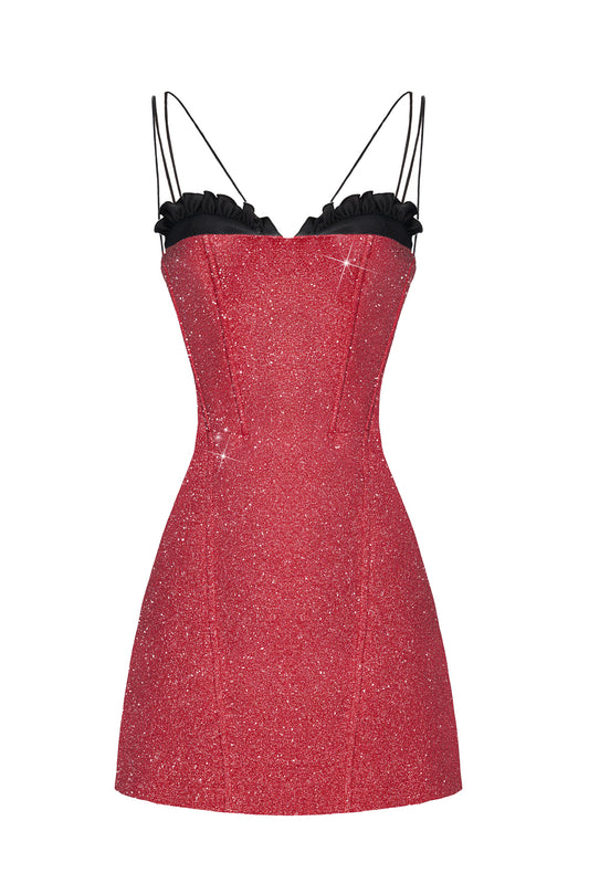 Corset Mini with Lace Accents
