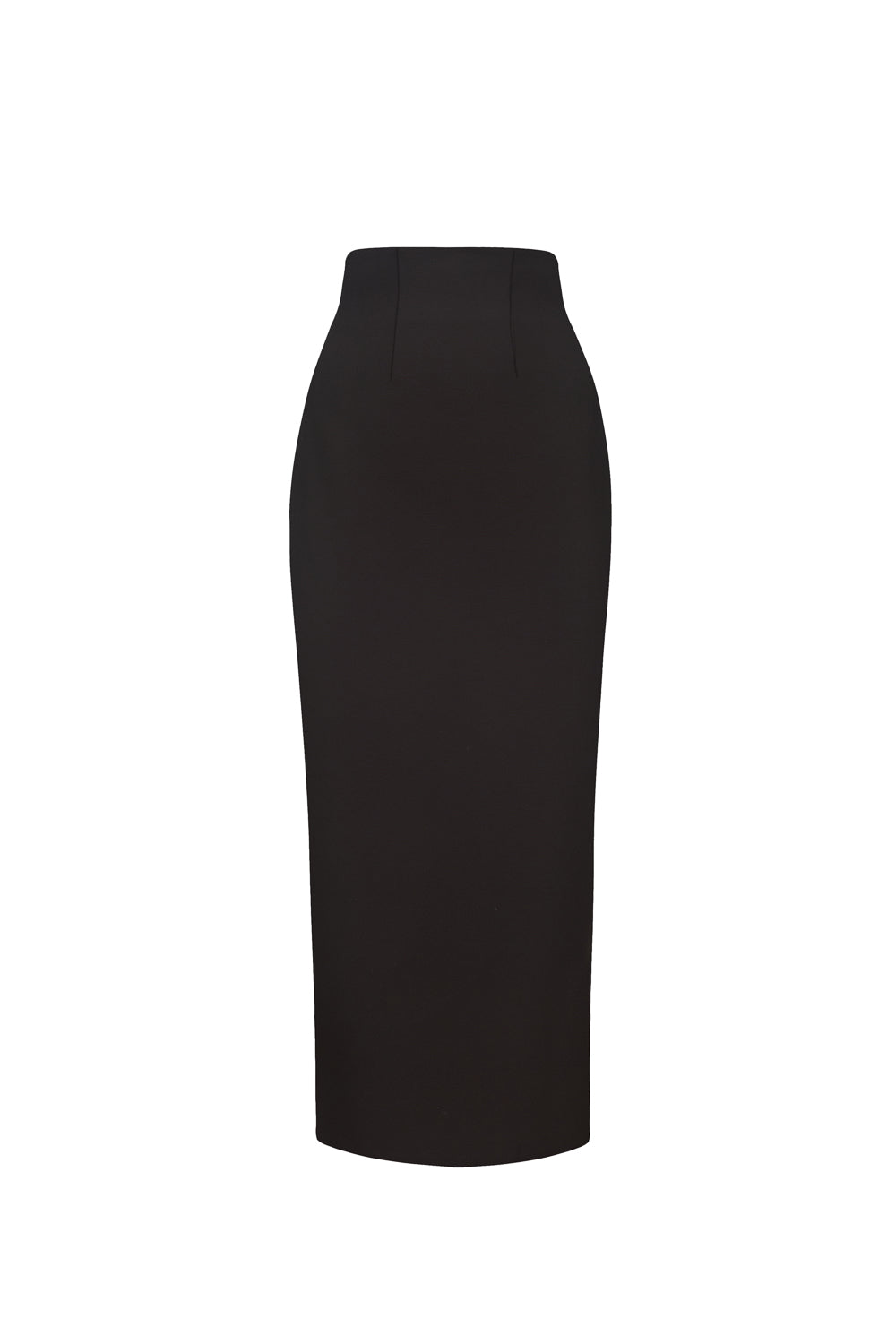 Pencil skirt with a slit