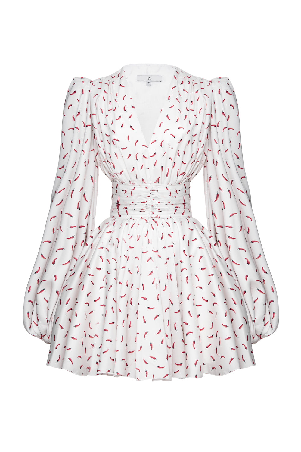 Frilled skater dress