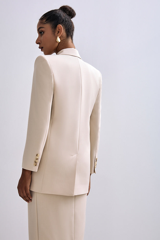 Elegant Straight-Fit Jacket