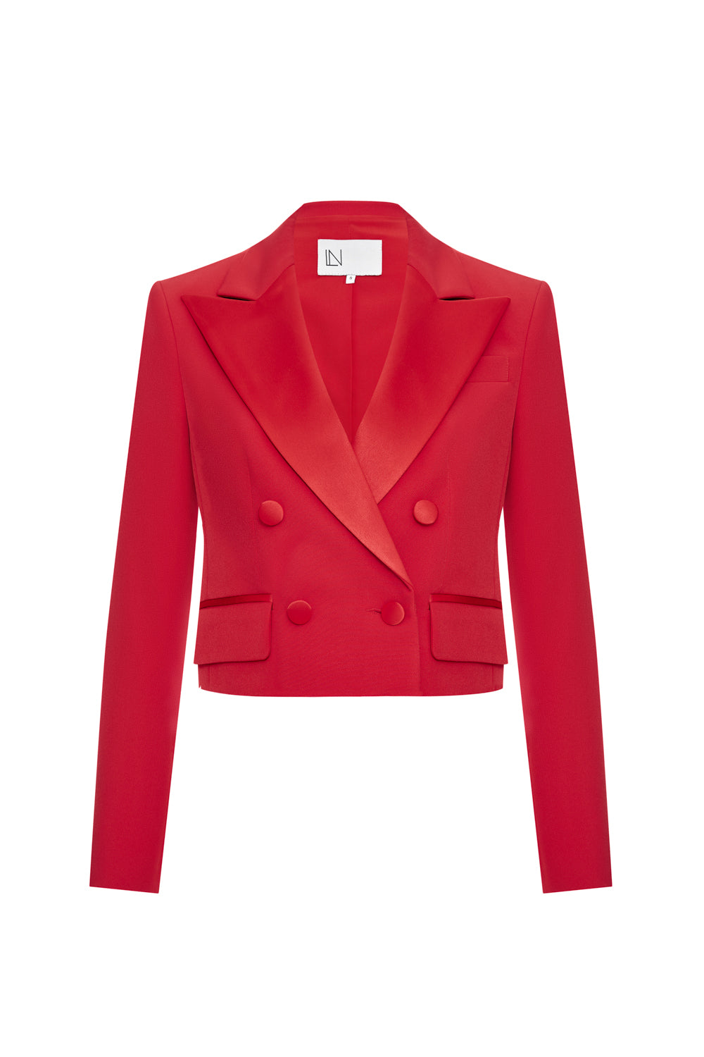 Short double-breasted jacket