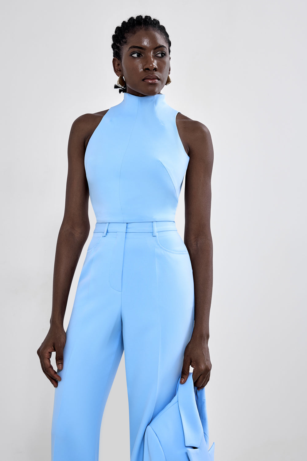 Straight fit trousers