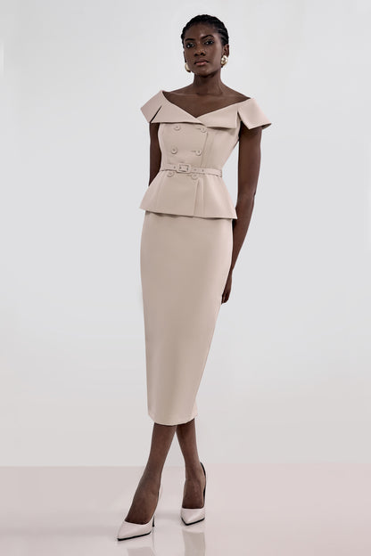 Midi pencil skirt