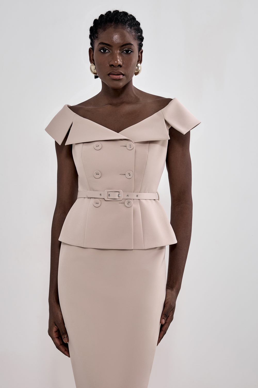 Midi pencil skirt