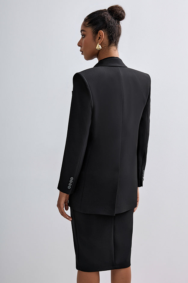 Elegant Straight-Fit Jacket