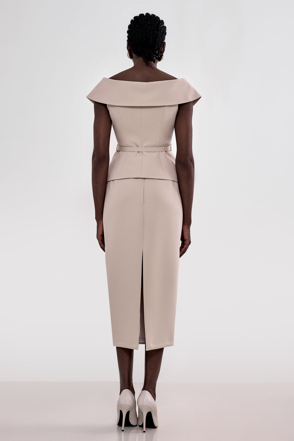 Midi pencil skirt